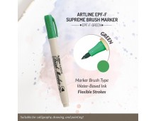 Carioca ARTLINE Supreme, varf flexibil (tip pensula) - verde