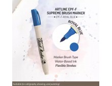 Carioca ARTLINE Supreme, varf flexibil (tip pensula) - albastru royal