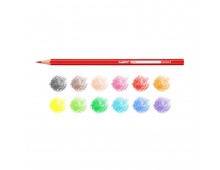 Creioane colorate CARIOCA, hexagonale, 12 culori/cutie