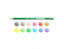 Creioane colorate CARIOCA Tita Erasable, hexagonale, flexibile, erasable, 12 culori/cutie, cu guma