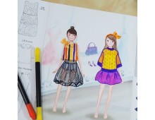Carte creativa Stick`n Little Designer Activity book - Street Style