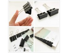 Clip hartie 25mm, 12buc/cutie, Office Products - negru