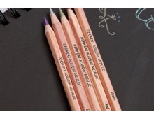 Creioane acuarela DERWENT Academy, cutie metalica, 6 buc/set, culori metalizate