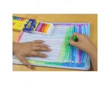 Creioane cerate soft, cutie carton, 12 culori/cutie, ALPINO Dacs