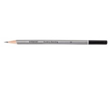 Creioane Grafit 2H-3B DERWENT Academy, blister, 6 buc/set, negru