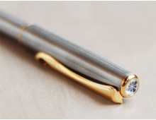 Roller Diplomat Traveller - stainless steel gold