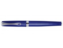 Stilou DIPLOMAT Excellence A2, cu penita M, aurita 14kt. - Sky Line Blue Chrome