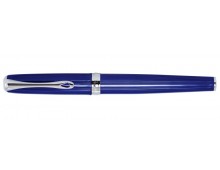 Stilou DIPLOMAT Excellence A2, cu penita M, din otel inoxidabil - Sky Line Blue Chrome