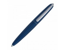 Stilou Diplomat Aero, cu penita M, din otel inoxidabil - blue