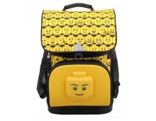 Ghiozdan scoala Optimo + sac sport, LEGO Core Line - design Minifigures Heads