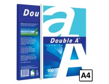 Hartie alba pentru copiator A4, 80g/mp, 100coli/top, clasa A, Double A Premium