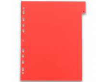 Index plastic color alfabetic A-Z, A4 XL, 120 microni, OXFORD