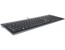 Tastatura Kensington AdvanceFit, cu fir, taste slim, negru