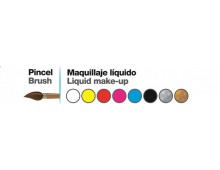 Make-up lichid, 8 culori x 10 gr, ALPINO Fiesta
