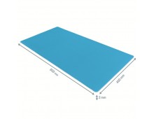 Mapa de birou LEITZ Cosy, 800x400 mm, albastru celest