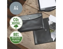 Mapa de protectie LEITZ Recycle, cu capse, PP cu amprenta CO2 neutra, partial reciclat, certificare