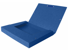 Mapa A4, carton MultiStrat 390g/mp, cu elastic, 40mm latime, OXFORD Top File - albastru