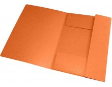 Mapa A4, carton MultiStrat 390g/mp, cu elastic, OXFORD Top File - orange