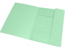 Mapa A4, carton MultiStrat 390g/mp, cu elastic, OXFORD Top File - verde pastel