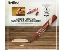 Marker ARTLINE 95, pentru mobilier din lemn (retusuri), corp plastic, varf tesit 2.0-5.0mm - mahon