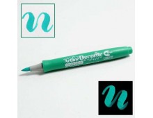Marker ARTLINE Decorite, varf flexibil (tip pensula) - verde pastel