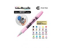 Marker ARTLINE Decorite, varf flexibil (tip pensula) - roz pastel