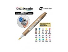 Marker ARTLINE Decorite, varf flexibil (tip pensula) - auriu