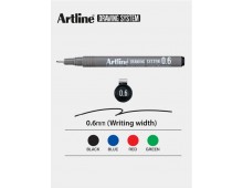 Liner pentru desen tehnic ARTLINE, varf fetru 0.6mm - albastru
