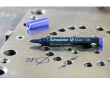 Permanent marker SCHNEIDER Maxx 130, varf rotund 1-3mm - rosu