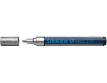 Marker cu vopsea SCHNEIDER Maxx 270, varf rotund 1-3mm - argintiu