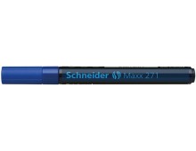 Marker cu vopsea SCHNEIDER Maxx 271, varf rotund 1-2mm - albastru