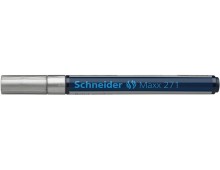 Marker cu vopsea SCHNEIDER Maxx 271, varf rotund 1-2mm - argintiu