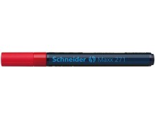 Marker cu vopsea SCHNEIDER Maxx 271, varf rotund 1-2mm - rosu