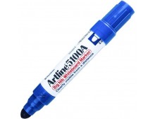 Marker pentru tabla de scris ARTLINE 5100A, corp metalic, varf rotund 5.0mm - albastru