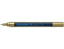 Marker cu vopsea SCHNEIDER Maxx 278, varf rotund 0.8mm - auriu