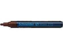 Marker cu vopsea SCHNEIDER Maxx 270, varf rotund 1-3mm - maro
