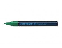 Marker cu vopsea SCHNEIDER Maxx 271, varf rotund 1-2mm - verde