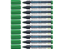 Marker SCHNEIDER Maxx 290, pentru tabla de scris+flipchart, varf rotund 2-3mm - verde