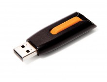 Memorie USB 3.0, 16GB, portocaliu, VERBATIM V3