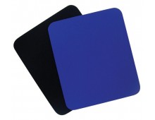 Mouse pad textil, simplu, 22 x 26 cm, Q-Connect - albastru