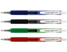 Set 4 pixuri cu gel PENAC Inketti 0.5mm - culori (red, blue, green, black)