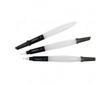 Pensula cu rezervor de apa DERWENT Professional, 3 buc/set, diferite tipuri de varf