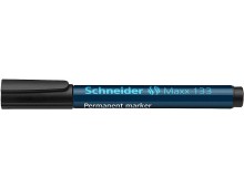 Permanent marker SCHNEIDER Maxx 133, varf tesit 1+4mm - negru