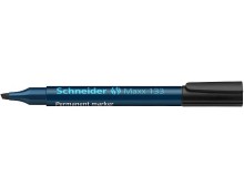 Permanent marker SCHNEIDER Maxx 133, varf tesit 1+4mm - negru
