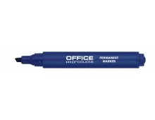 Permanent marker, varf tesit 1-5mm, corp plastic, Office Products - albastru