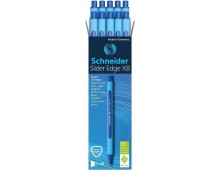 Pix SCHNEIDER Slider Edge XB, rubber grip, varf 1.4mm - scriere albastra