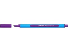 Pix SCHNEIDER Slider Edge XB, rubber grip, varf 1.4mm - scriere violet