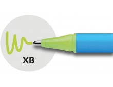 Pix SCHNEIDER Slider Edge XB, rubber grip, varf 1.4mm - scriere vernil