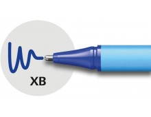 Pix SCHNEIDER Slider Edge XB, rubber grip, varf 1.4mm, 8 culori/set - (N,R,A,V,Or,Vi,Roz,Bleu)