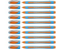 Pix SCHNEIDER Slider Memo XB, rubber grip, accesorii metalice - scriere orange